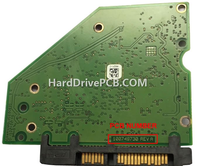 (image for) Seagate ST3000DM001 PCB 100749730