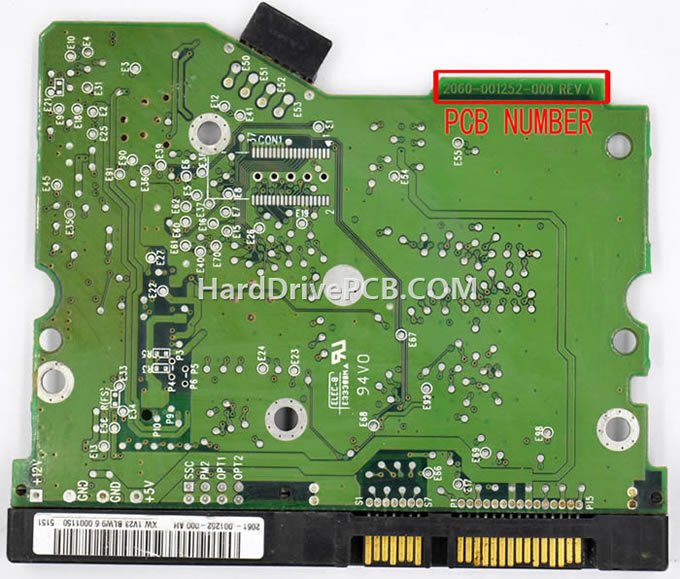 (image for) 2060-001252-000 WD PCB