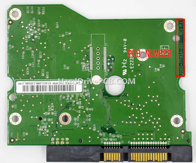 (image for) 2060-771624-001 WD PCB