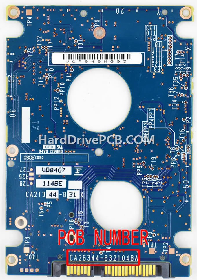 (image for) Fujitsu MHV2120BH PCB CA26344-B32104BA