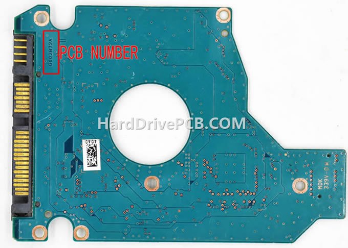 (image for) Toshiba MK5065GSX PCB G002872A