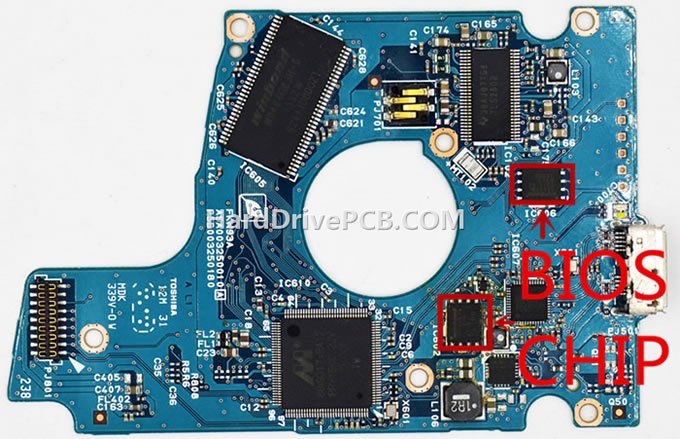 (image for) G003250A Toshiba PCB