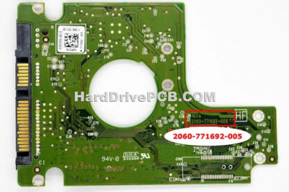 WesternDigital WD5000BUCT HDDの基板 2060-771692-005 - 画像 (2)